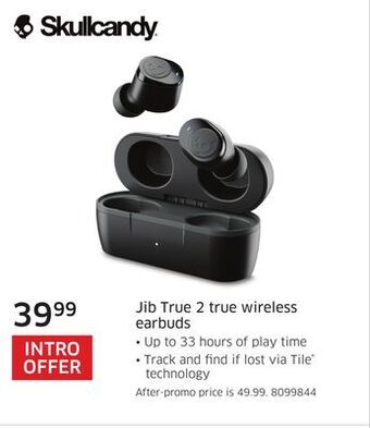 The Source Skullcandy jib true 2 true wireless earbuds offer