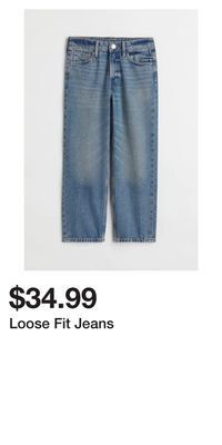 H&M Loose fit jeans offer