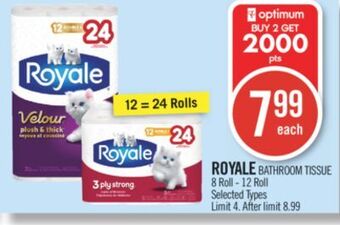 Shoppers Drug Mart Royale bathroom tissue offer