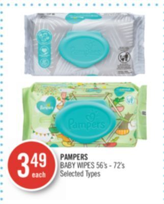 Shoppers Drug Mart Pampers baby wipes offer