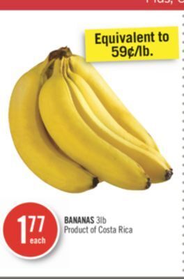 Shoppers Drug Mart Bananas offer