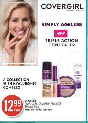 Shoppers Drug Mart Covergirl simply ageless makeup products offer