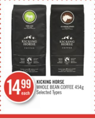 Shoppers Drug Mart Kicking horse whole bean coffee offer