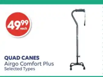 Shoppers Drug Mart Quad canes airgo comfort plus offer