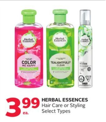 Rexall Herbal essences hair care or styling offer