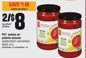 Independent City Market Pc® salsa or pasta sauce, 650 ml offer