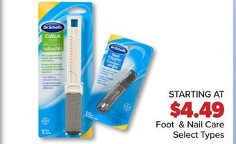 PharmaChoice Dr. scholl's foot & nail care offer