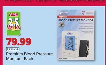 PharmaChoice Option+ premium blood pressure monitor offer