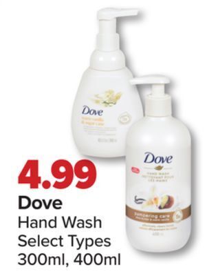 PharmaChoice Dove hand wash offer