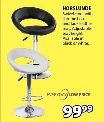 JYSK Horslunde swivel stool offer