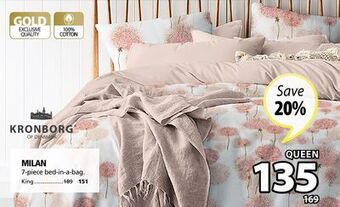 JYSK Milan 7-piece bed-in-a-bag. offer