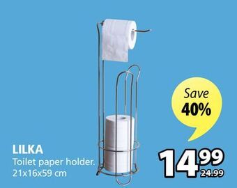 JYSK Lilka toilet paper holder offer