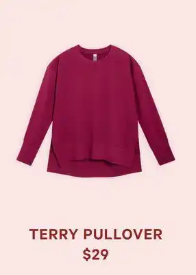 Joe Fresh Terry pullover offer