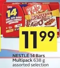 IGA Nestlé 14 Bars Multipack 638g offer