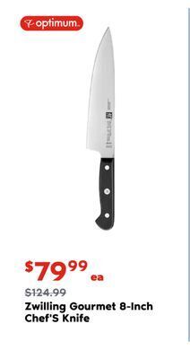 Real Canadian Superstore Zwilling gourmet 8-inch chef's knife offer
