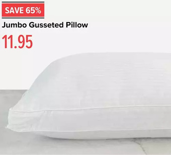 Linen Chest Jumbo gusseted pillow offer