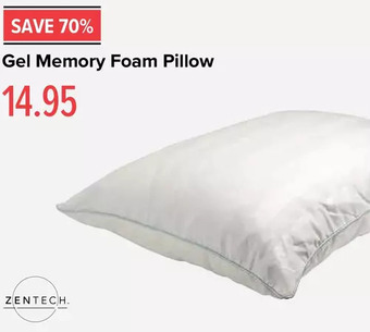 Linen Chest Zentech gel memory foam pillow offer