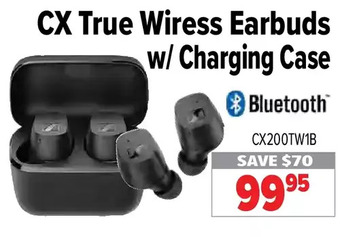 2001 Audio Video Sennheiser cx true wiress earbuds w/ charging case offer