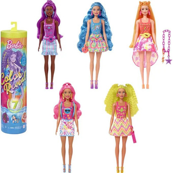 Toys R us Barbie color reveal doll with 7 surprises, neon tie-dye series offer