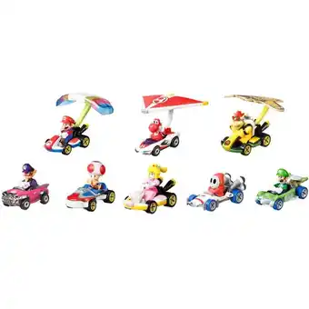 Toys R us Hot wheels mario kart character cars with glider - r exclusive offer