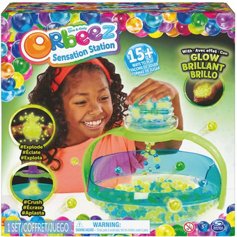 Toys R us Orbeez sensation station, featuring 2000 non-toxic glow in the dark water beads, with 6 tools and storage offer