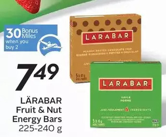 Sobeys Lärabar fruit & nut energy bars offer