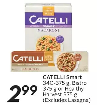 Sobeys Catelli smart, bistro or healthy harvest offer