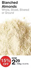 Bulk Barn Blanched almonds offer