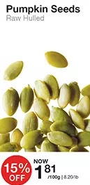 Bulk Barn Pumpkin seeds offer
