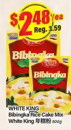 Btrust Supermarket White king bibingka rice cake mix offer