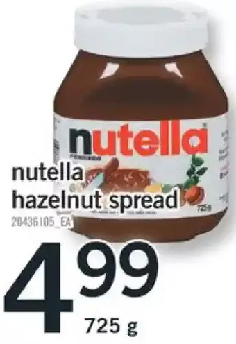 Fortinos Nutella hazelnut spread offer