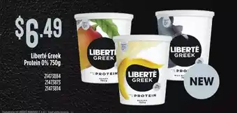 Fortinos Liberte greek protein offer