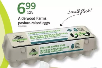Fortinos Alderwood farms pasture-raised eggs offer