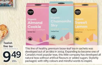 Fortinos Tealish fine tea offer