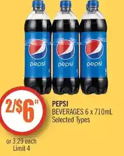 Shoppers Drug Mart Pepsi beverages offer