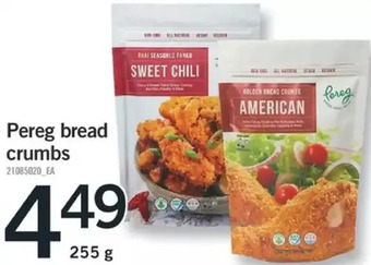 Fortinos Pereg bread crumbs offer