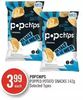 Shoppers Drug Mart Popchips popped potato snacks offer