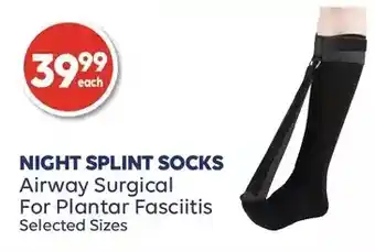 Shoppers Drug Mart Night splint socks airway surgical for plantar fasciitis offer