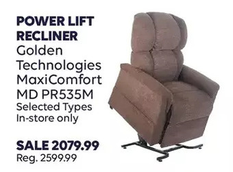 Shoppers Drug Mart Power lift recliner offer