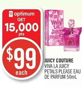 Shoppers Drug Mart Juicy couture viva la juicy petals please eau de parfum offer
