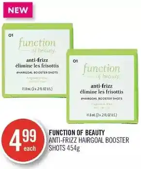 Shoppers Drug Mart Function of beauty anti-frizz hair goal booster shots offer