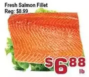 Top Food Supermarket Fresh salmon fillet offer