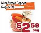 Top Food Supermarket Mini sweet pepper offer