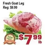 Top Food Supermarket Fresh goat leg offer