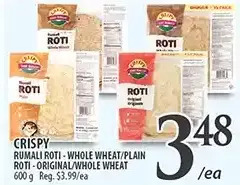 Al Premium Food Mart Crispy rumali roti - whole wheat/plain roti-original/whole wheat offer