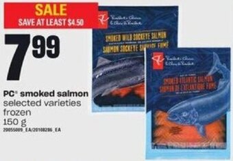 Loblaws PC Smoked Salmon 150g offer