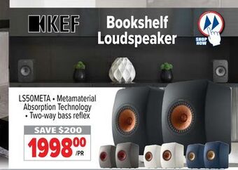 2001 Audio Video Bookshelf loudspeaker offer