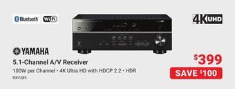 Visions Electronics Yamaha 5.1-channel a/v receiver offer