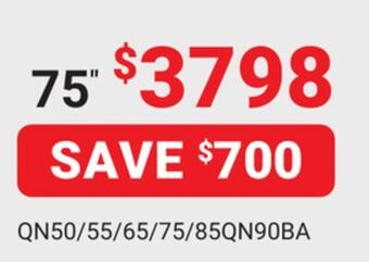 Visions Electronics Samsung qn90ba neo qled 4k smart tv offer