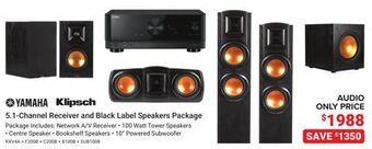 Visions Electronics 5.1-channel receiver and black label speakers package offer